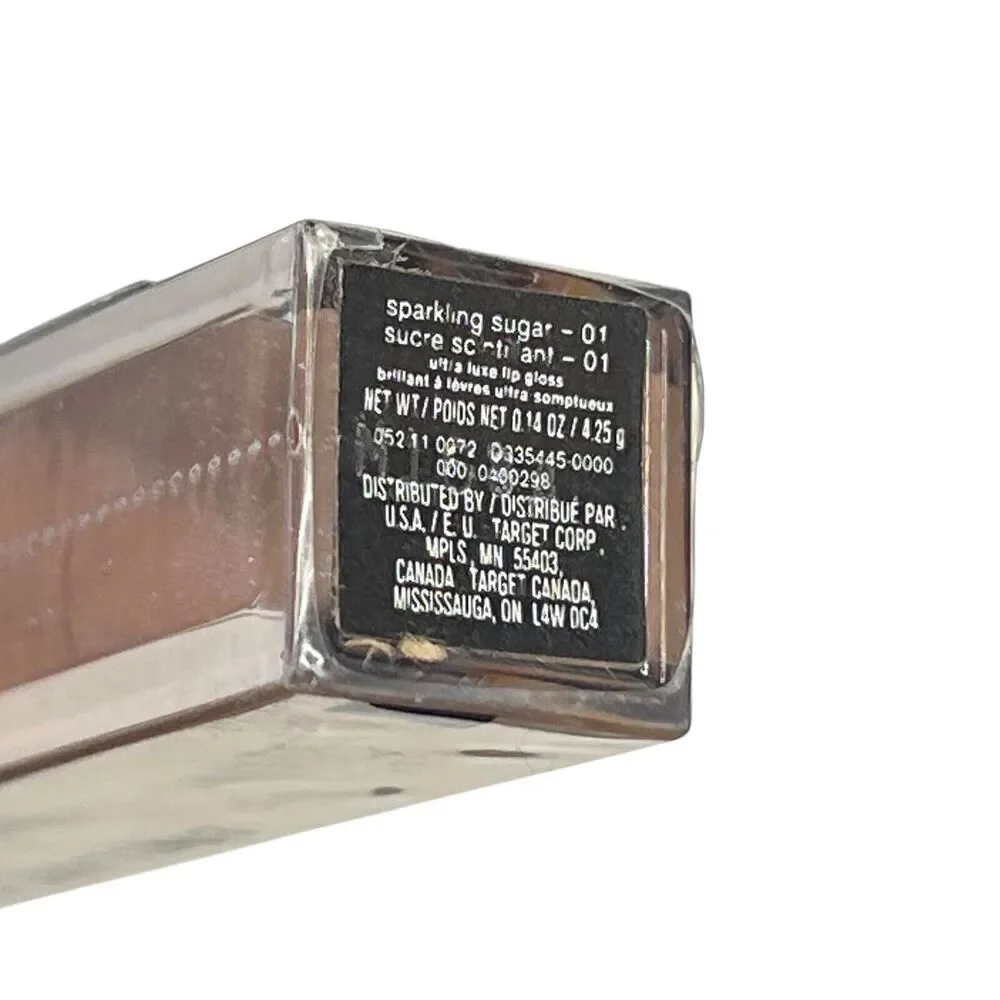 Sonia Kashuk Ultra Luxe Lip Gloss Sparkling Sugar 01‎ New Hydrating Beige, Nude